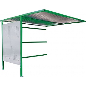 Traditional Secure Bicycle Shelters Extension