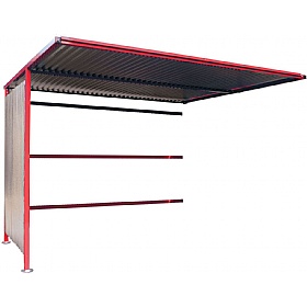 Traditional Secure Bicycle Shelters Extension