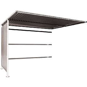 Traditional Secure Bicycle Shelters Extension