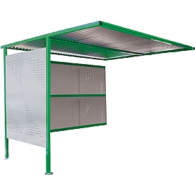 Traditional Secure Bicycle Shelters Extension