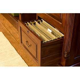 La Roque Mahogany Solid Wood Filing Cabinets