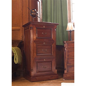 La Roque Mahogany Solid Wood Filing Cabinets