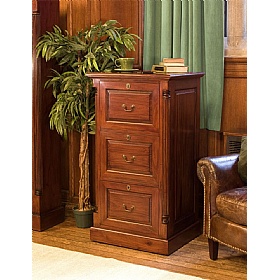 La Roque Mahogany Solid Wood Filing Cabinets