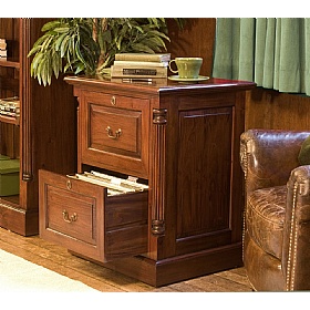 La Roque Mahogany Solid Wood Filing Cabinets