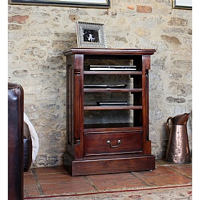 La Roque Mahogany Solid Wood Entertainment Cabinet