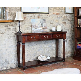 La Roque Mahogany Solid Wood Console Table