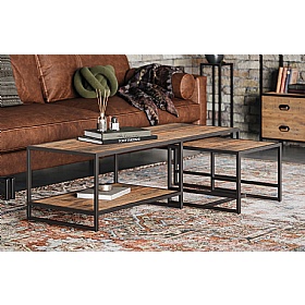 Ooki Tall Coffee Table with Side Table