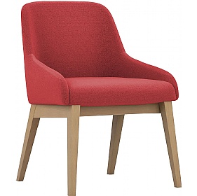 Flow 4-Leg Scandi Meeting and Breakout Chairs - Office Furniture