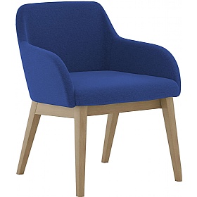 Flow 4-Leg Scandi Meeting and Breakout Armchairs - Office Furniture