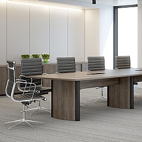 Aerofoil Boat Shaped Boardroom and Conference Tables - Office Furniture