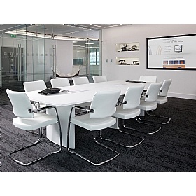 Aerofoil Boat Shaped Boardroom and Conference Tables - Office Furniture