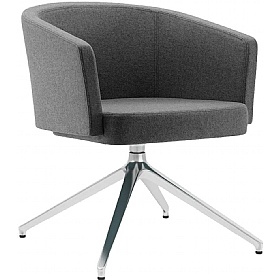 Zone Plus 4 Star Swivel Meeting and Breakout Chairs