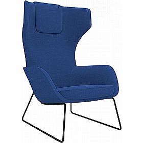 Toro High Back Sled Base Lounge and Breakout Chairs - Office Furniture