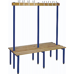 Vault Bench Germ Guard Double Sided Cloakroom Benches
