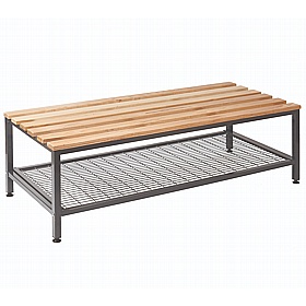 Vault Premium Bench Germ Guard Double Sided Changing and Cloakroom Bench Seats - Lockers & Cloakroom