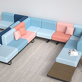 Pontoon Modular Reception and Breakout Frames - Office Furniture