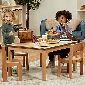 Home Zone Rectangular Dining Table with Chairs