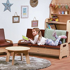 Home Zone 3 Seater Wipe Clean Sofa