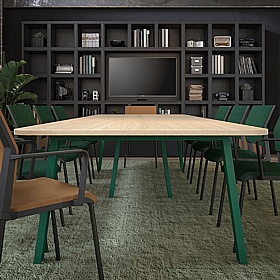 Linnea D-End A-Frame Boardroom and Conference Tables - Office Furniture