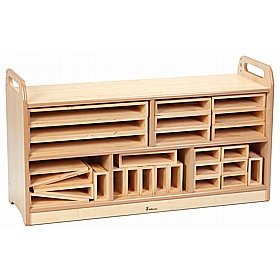 STEM Zone Hollow Block Storage Unit with Back