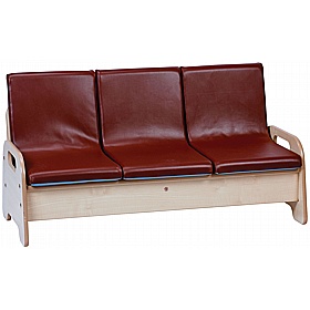 Home Zone 3 Seater Wipe Clean Sofa - Education