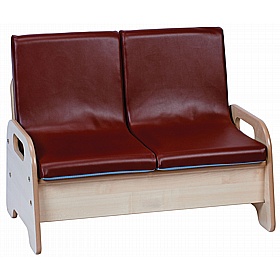 Home Zone 2 Seater Wipe Clean Sofa