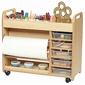 Expressive Arts and Design Zone Continuous Provision Trolley - Education