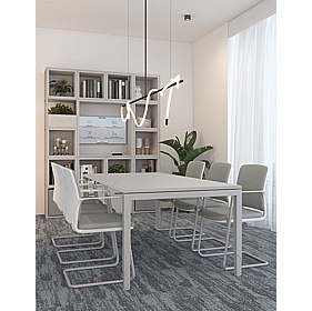 Matrix+ Rectangular Goalpost Meeting and Boardroom Tables - Office Furniture