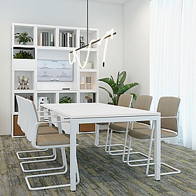 Matrix+ Rectangular Goalpost Meeting and Boardroom Tables - Office Furniture