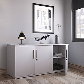 Combined 3 Door Credenza Office Storage Unit