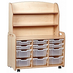 Tidy Tots Nursery Triple Column Welsh Dresser with Tray Storage