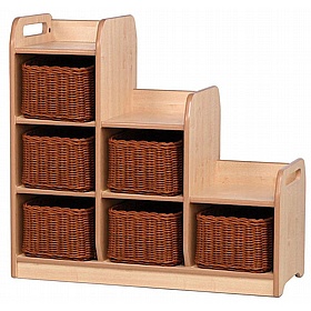 Tidy Tots Nursery Stepped Storage Unit - Education
