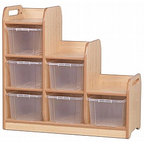 Tidy Tots Nursery Stepped Storage Unit - Education