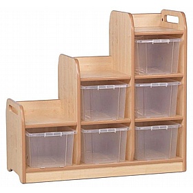 Tidy Tots Nursery Stepped Storage Unit - Education