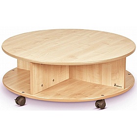 Tidy Tots Nursery Single Tier Mobile Circular Storage Unit - Education