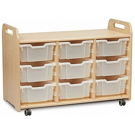 Tidy Tots Nursery Triple Column Tray Storage