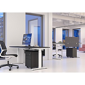 Progress Plus Electric Height Adjustable Rectangular Office Desks - Office Furniture