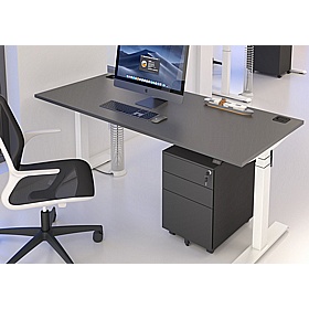 Progress Plus Electric Height Adjustable Rectangular Office Desks - Office Furniture