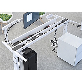 Progress Plus Electric Height Adjustable Rectangular Office Desks - Office Furniture