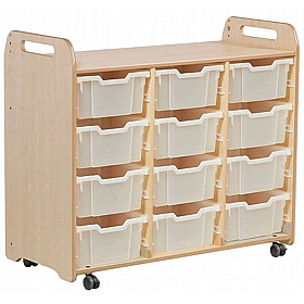 Tidy Tots Nursery Tall Triple Column Tray Storage
