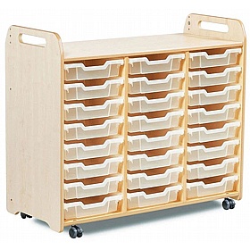 Tidy Tots Nursery Tall Triple Column Tray Storage - Education