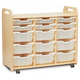 Tidy Tots Nursery Tall Triple Column Tray Storage - Education