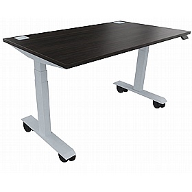 Progress Plus Electric Height Adjustable Mobile Rectangular Office Desks - Office Furniture