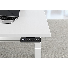 Progress Plus Electric Height Adjustable Mobile Rectangular Office Desks - Office Furniture