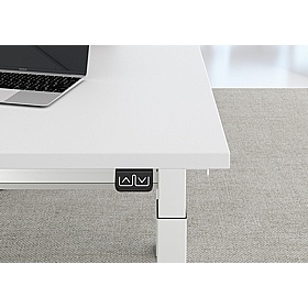 Progress Plus Electric Height Adjustable Mobile Rectangular Office Desks - Office Furniture