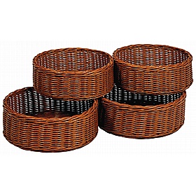 Millhouse Circular Baskets - Pack of 4