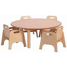Teeny Tots Medium Circular Table and Chair Set