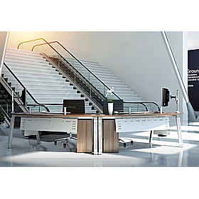 Linnea A-Frame Reception Desks - Office Furniture
