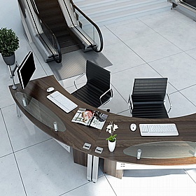 Linnea A-Frame Reception Desks - Office Furniture