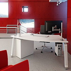 Linnea A-Frame Reception Desks - Office Furniture